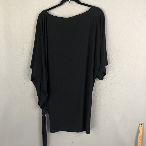 Abi Ferrin Dress Women Small Black Mod Contemporary Abstract Artsy Nikki NEW - Picture 3 of 15